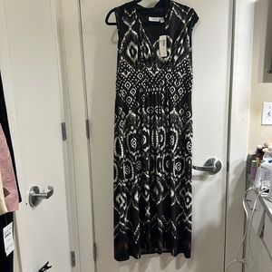 Chico’s Medallion Haze Morgan Maxi Dress Brown, Sz2 (US 12)